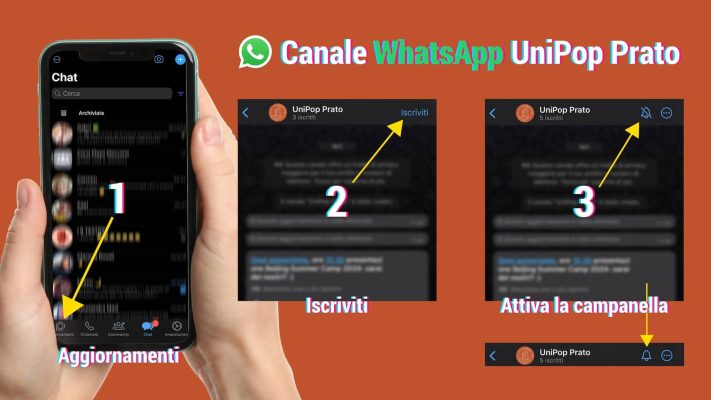 UniPop - canale Whatsapp, istruzioni 1920x1080 LOSSY